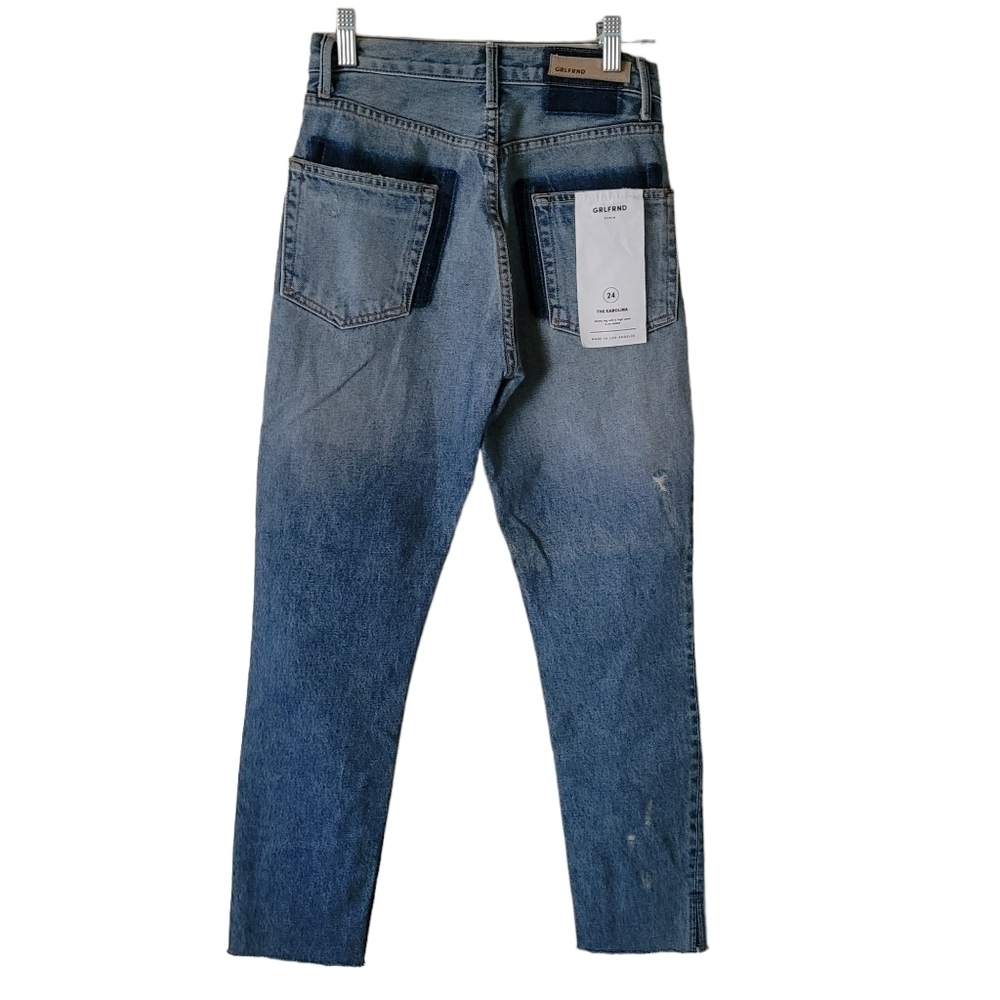 GRLFRND Karolina High-Rise Skinny Jean in Whole Lotta Love Size 24 - Picture 5 of 14